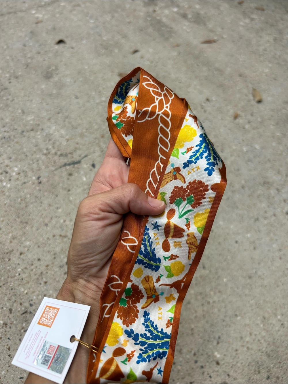 Saturday Silks NWT Skinny Scarf UT UNIV OF TEXAS